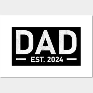 Dad Est. 2024 Expect Baby 2024 New Dad 2024 Posters and Art